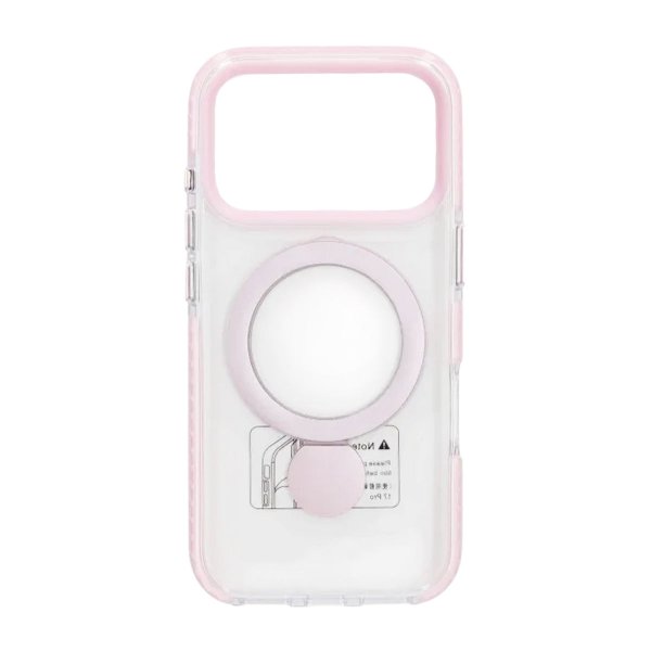 iPhone 17 Pro Max Deksel Ring Stand MagSafe Rosa