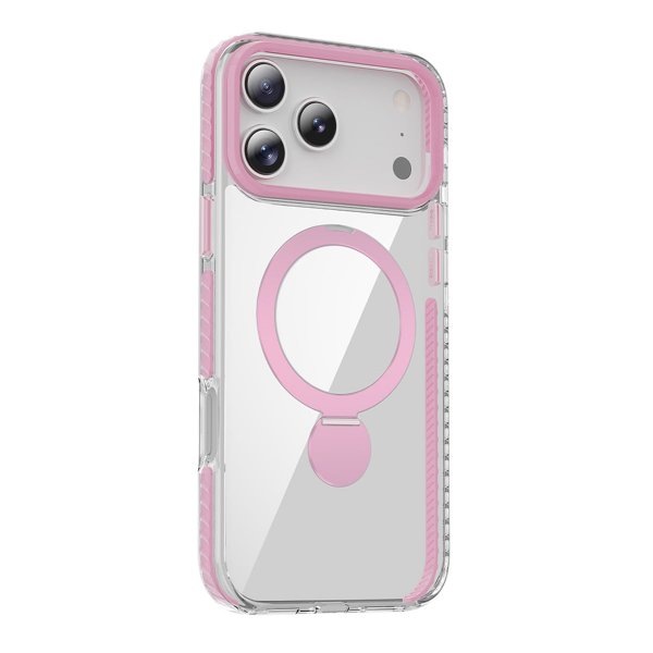 iPhone 17 Pro Deksel Ring Stand MagSafe Rosa