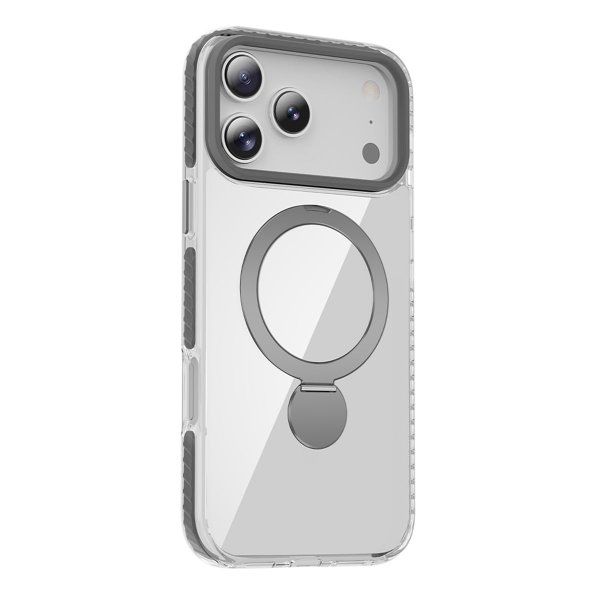iPhone 17 Pro Deksel Ring Stand MagSafe Grå