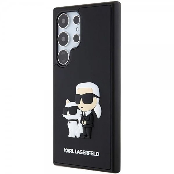 Karl Lagerfeld Samsung Galaxy S24 Ultra 3D Rubber Karl & Choupette Svart