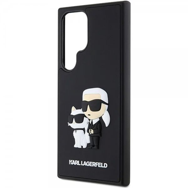 Karl Lagerfeld Samsung Galaxy S24 Ultra 3D Rubber Karl & Choupette Svart