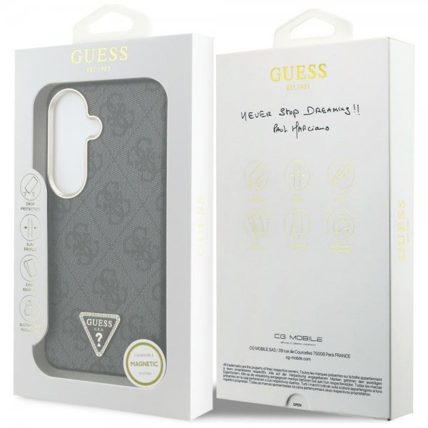 Guess Samsung Galaxy S26 Deksel 4G Triangle MagSafe Svart