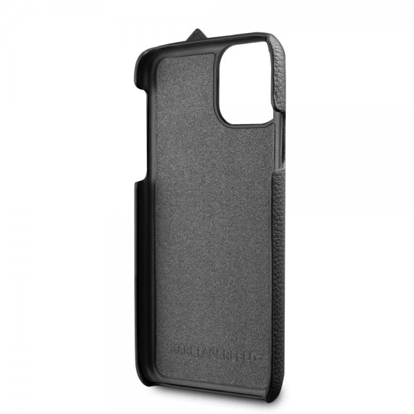 Karl Lagerfeld iPhone 11 Pro Deksel Strap Cover Svart