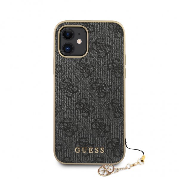Guess iPhone 12 Mini Deksel 4G Charms Grå