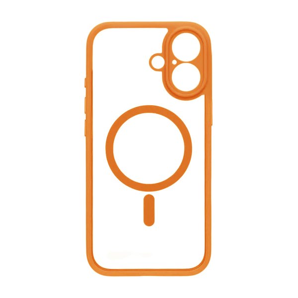 iPhone 17 Deksel Kamerastøtfanger MagSafe Oransje