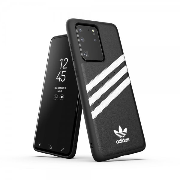 Adidas Samsung Galaxy S20 Ultra Deksel OR 3 Stripes Snap Case Svart