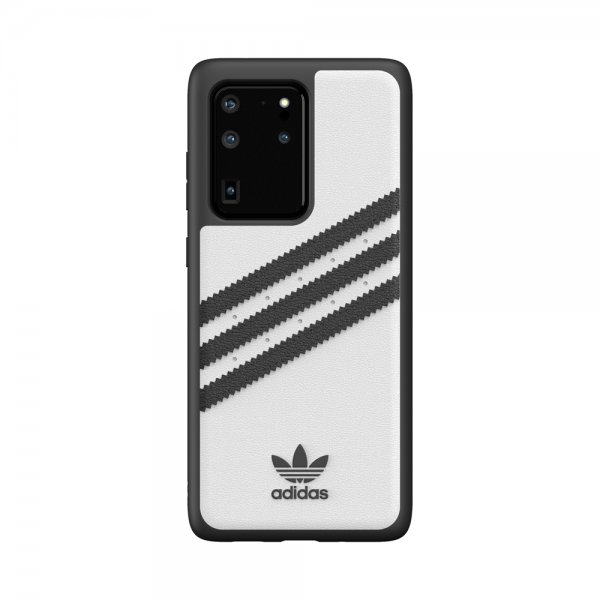 Adidas Samsung Galaxy S20 Ultra Deksel OR 3 Stripes Snap Case Hvit