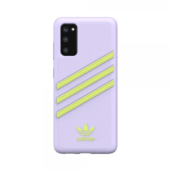 Adidas Samsung Galaxy S20 Deksel OR 3 Stripes Snap Case Lilla