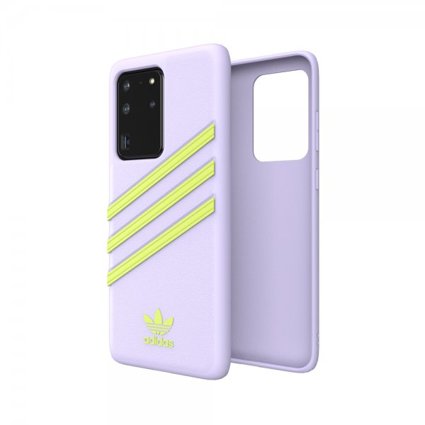 Adidas Samsung Galaxy S20 Ultra Deksel OR 3 Stripes Snap Case Lilla