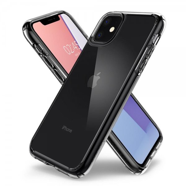Spigen iPhone 11 Deksel Crystal Hybrid Crystal Clear