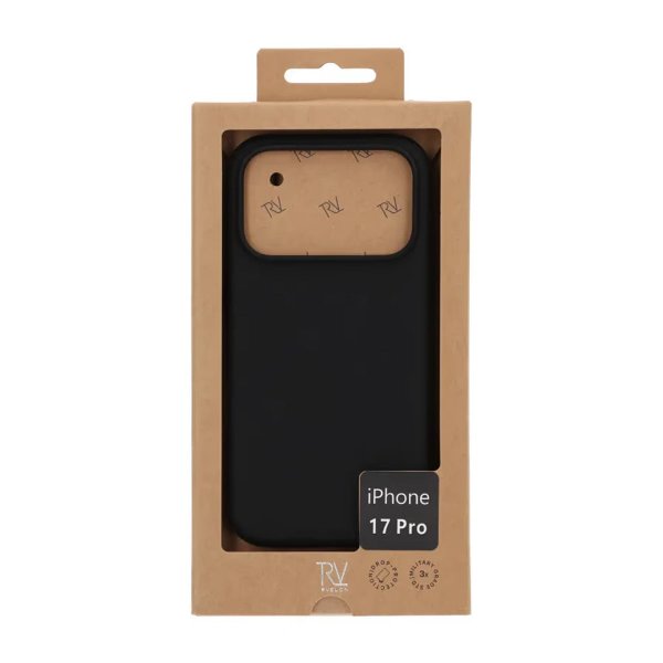 Rvelon iPhone 17 Pro Deksel Silikon MagSafe Svart