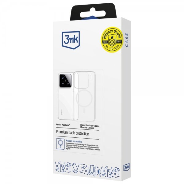 3mk Xiaomi 15 Deksel Armor MagCase Transparent