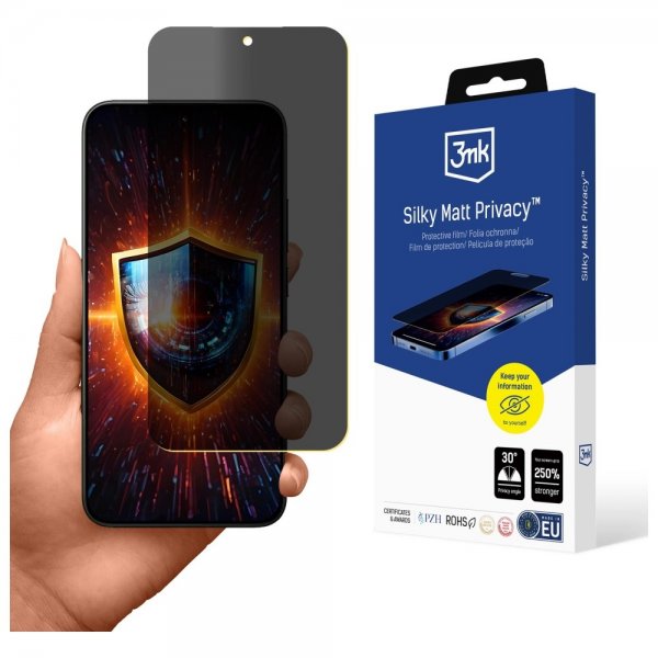 3mk Xiaomi 15T Skjermbeskytter Silky Matt Privacy