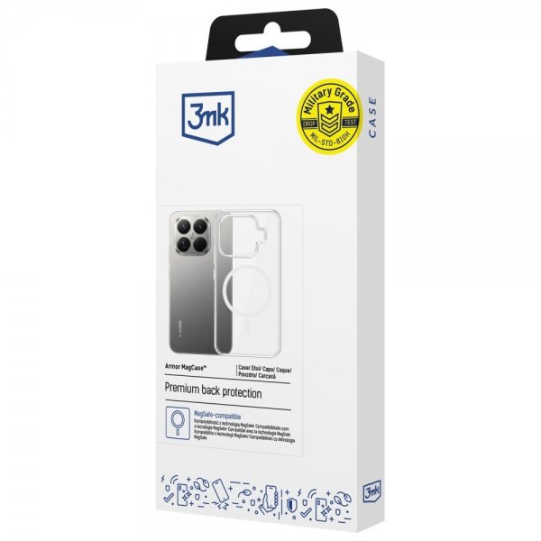 3mk Xiaomi 15T Pro Deksel Armor MagCase Transparent