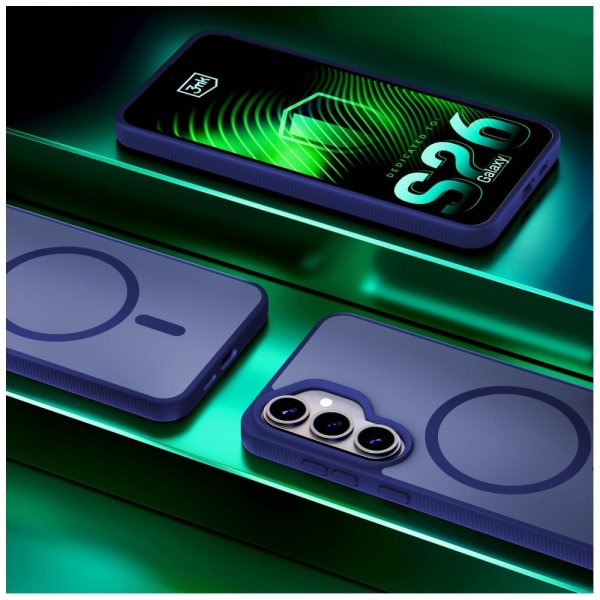 3mk Samsung Galaxy S26 Deksel Smoke MagCase Blå
