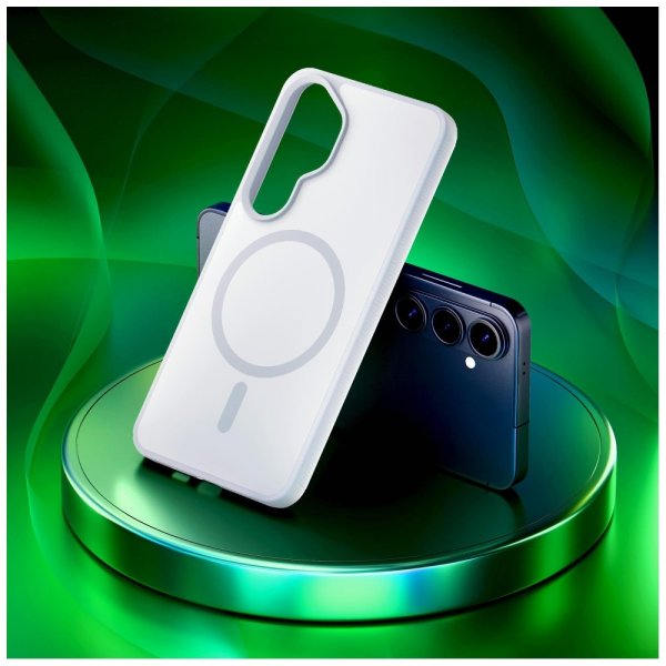 3mk Samsung Galaxy S26 Deksel Smoke MagCase Hvit