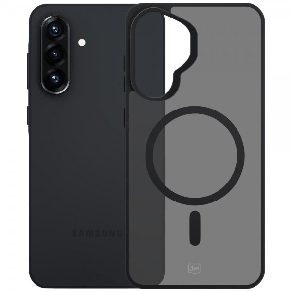 3mk Samsung Galaxy A57 Deksel Smoke MagCase Svart