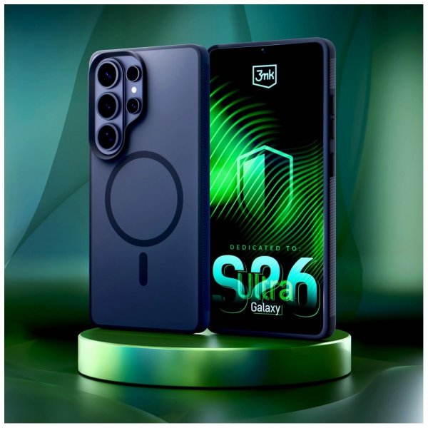3mk Samsung Galaxy S26 Ultra Deksel Smoke MagCase Svart