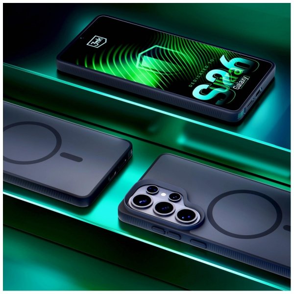 3mk Samsung Galaxy S26 Ultra Deksel Smoke MagCase Svart