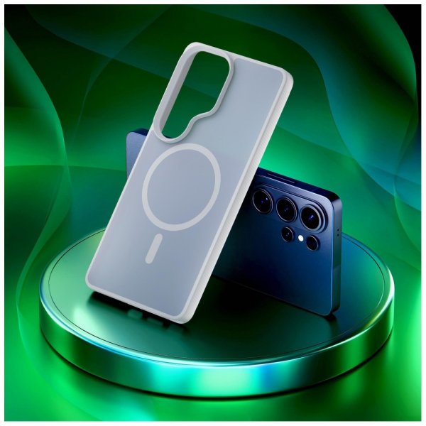 3mk Samsung Galaxy S26 Ultra Deksel Smoke MagCase Hvit