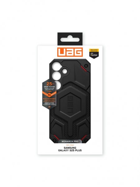 Urban Armor Gear (UAG) Samsung Galaxy S25 Plus Deksel Monarch Pro Kevlar MagSafe Svart