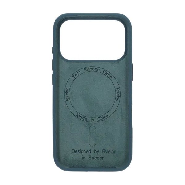 Rvelon iPhone 17 Pro Max Deksel Silikon MagSafe Grønn