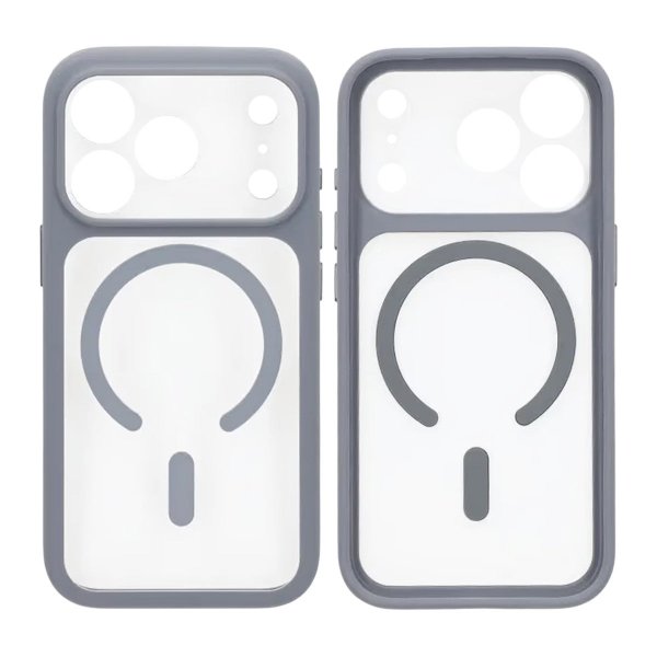 iPhone 17 Pro Deksel Kamerastøtfanger MagSafe Grå