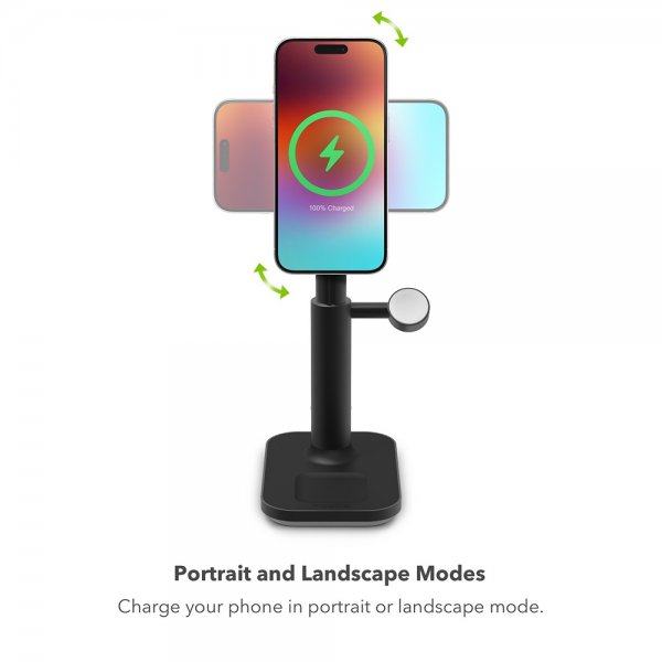 Mophie Trådløs lader 3-in-1 Extendable Stand MagSafe