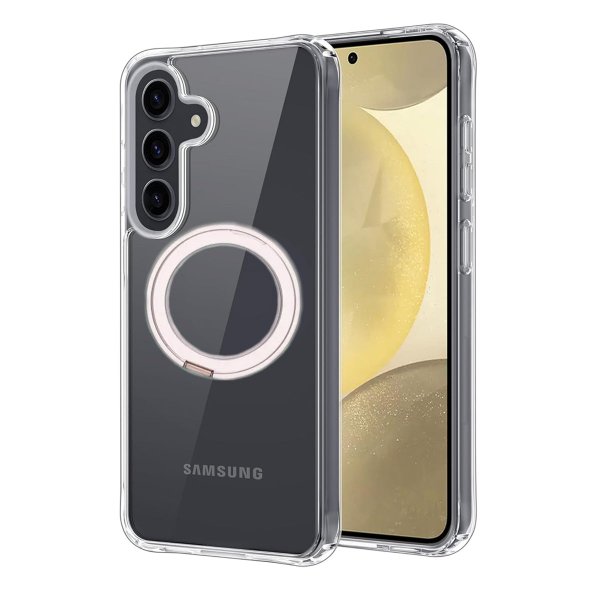 Samsung Galaxy S24 Plus Deksel Roterbart Stativ Transparent