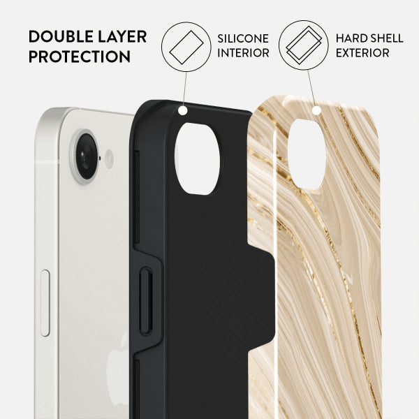 Burga iPhone 16e/iPhone 17e Deksel Tough Full Glam