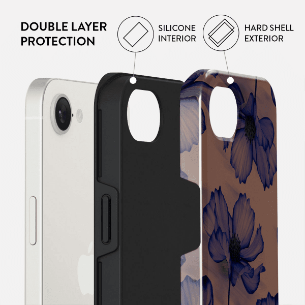 Burga iPhone 16e/iPhone 17e Deksel Tough Velvet Night
