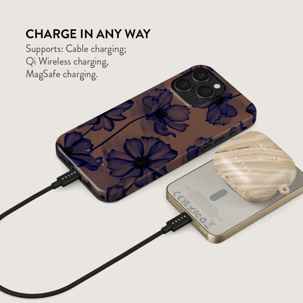 Burga Powerbank MagSafe 5000 mAh Velvet Night Gull