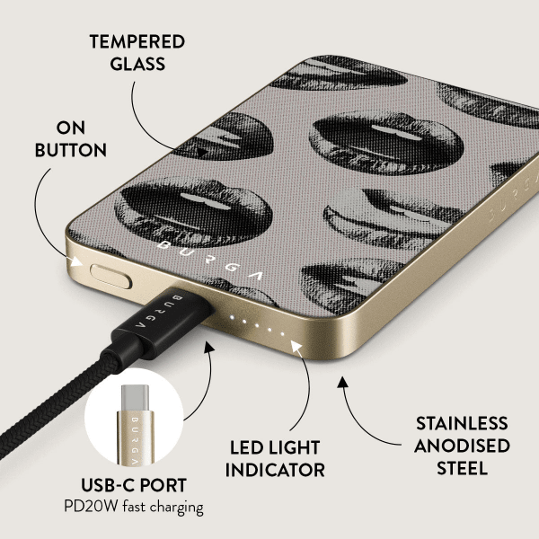 Burga Powerbank MagSafe 5000 mAh Next Mistake Gull