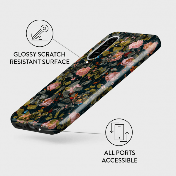 Burga Samsung Galaxy A56 Deksel Tough Bloomy Garden