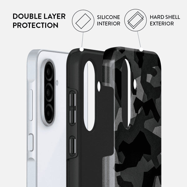 Burga Samsung Galaxy A26 Deksel Tough Night Black Camo