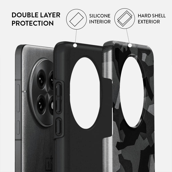 Burga OnePlus 13 Deksel Tough Night Black Camo
