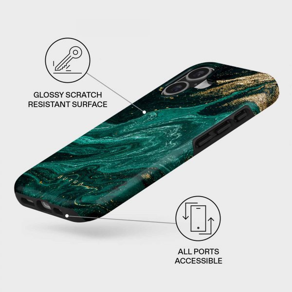 Burga iPhone 17 Deksel Tough MagSafe Emerald Pool