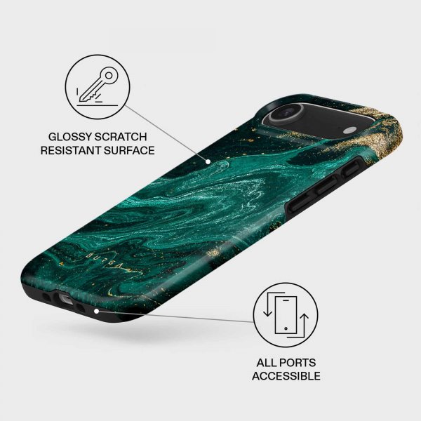 Burga iPhone Air Deksel Tough MagSafe Emerald Pool