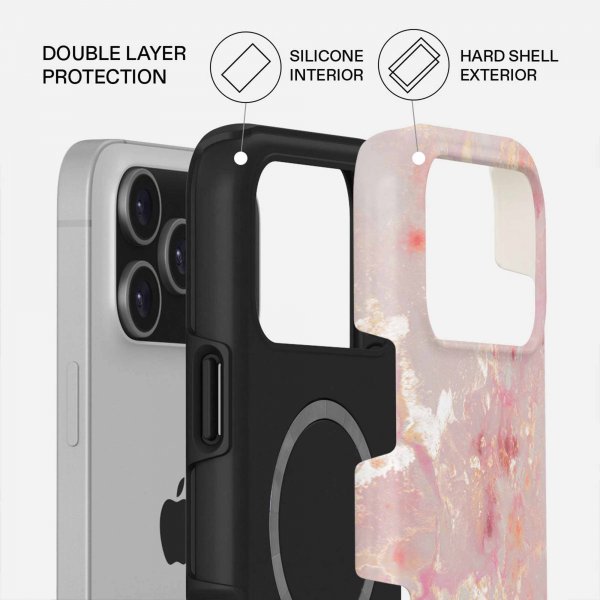 Burga iPhone 17 Pro Max Deksel Tough MagSafe Golden Coral