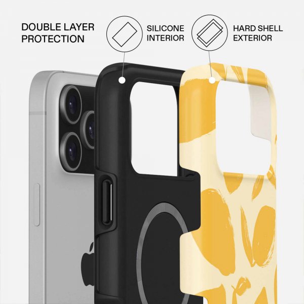 Burga iPhone 17 Pro Deksel Tough MagSafe Lemon Tart