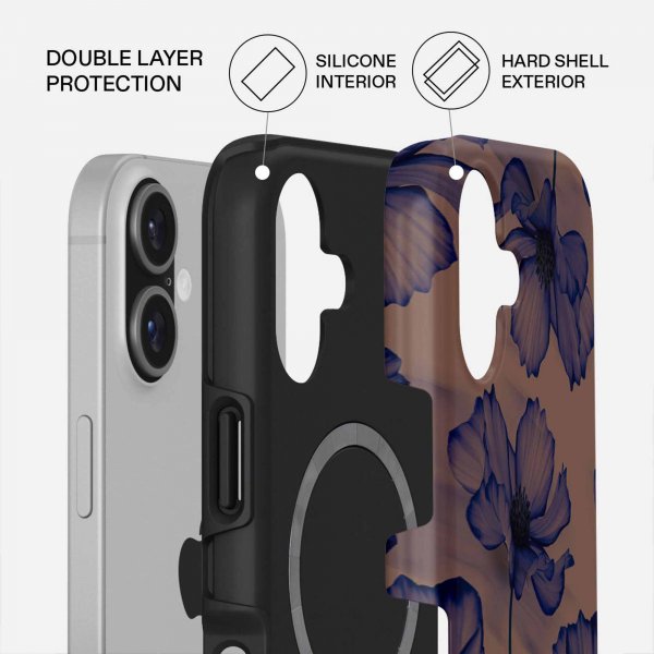 Burga iPhone 17 Deksel Tough MagSafe Velvet Night