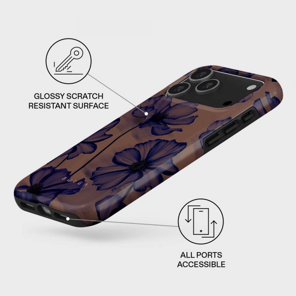 Burga iPhone 17 Pro Max Deksel Tough MagSafe Velvet Night