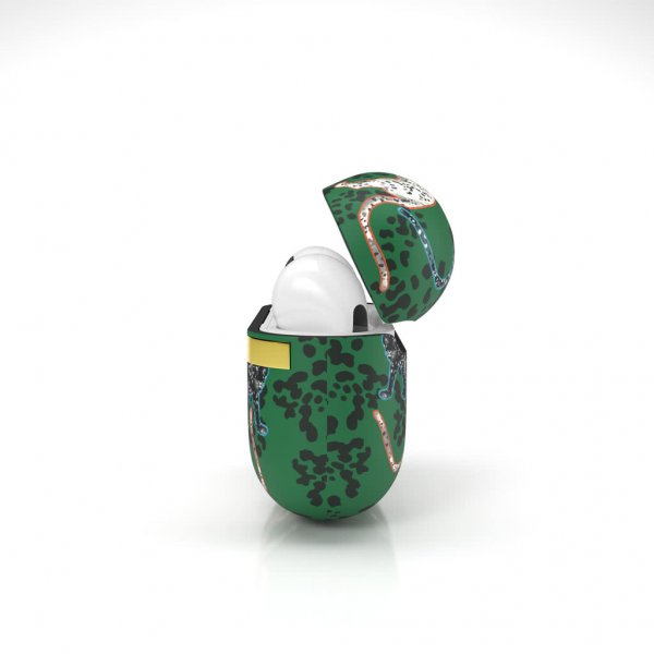 Richmond & Finch AirPods Pro Deksel Green Leopard