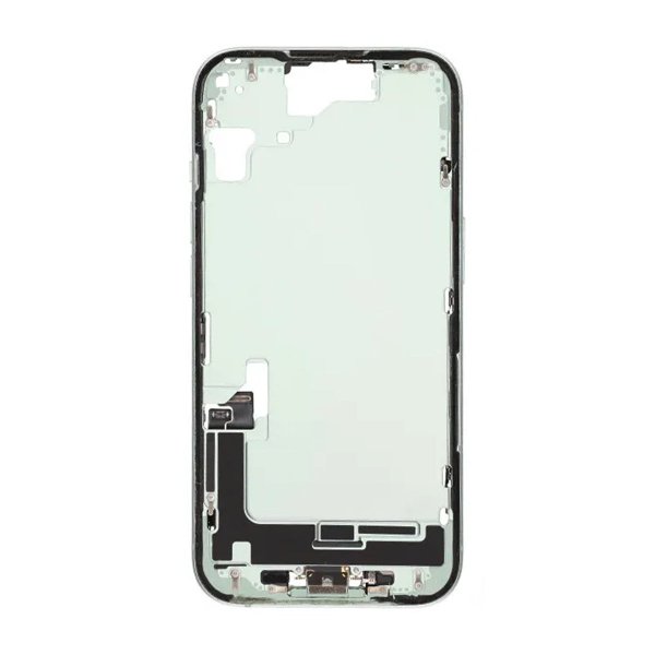 Midtre ramme med smådeler for iPhone 15 - Grønn OEM