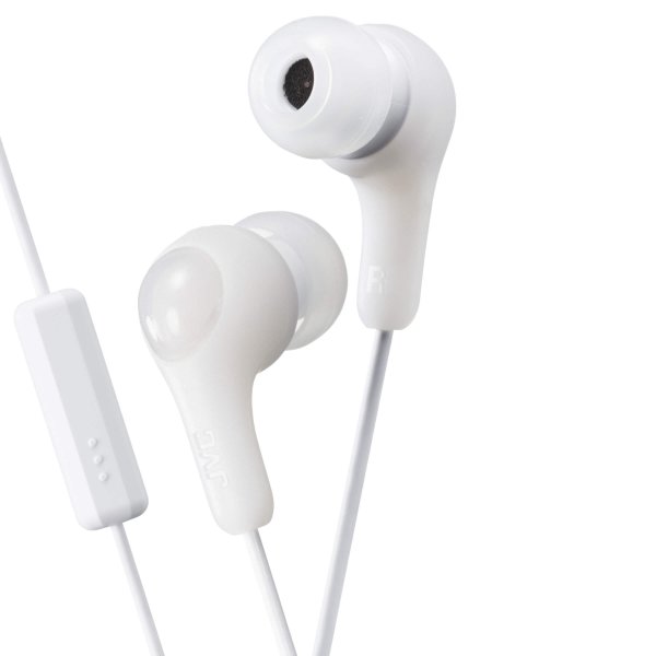 JVC Hodetelefoner FX7M Gumy Plus In-Ear Mic Hvit