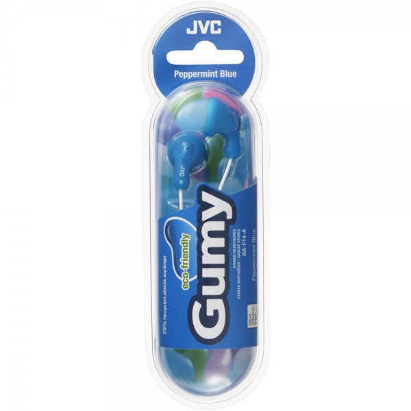 JVC Hodetelefoner F14 Gumy In-Ear Blå