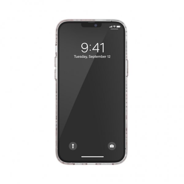 Diesel iPhone 12 Pro Max Deksel Snap Case Clear AOP Red/Grey