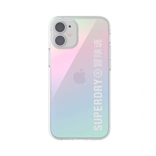 Superdry iPhone 12 Mini Deksel Snap Case Clear Holographic