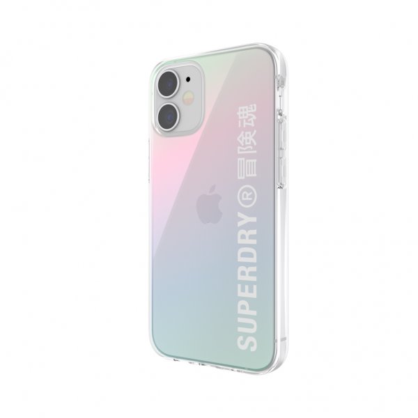 Superdry iPhone 12 Mini Deksel Snap Case Clear Holographic
