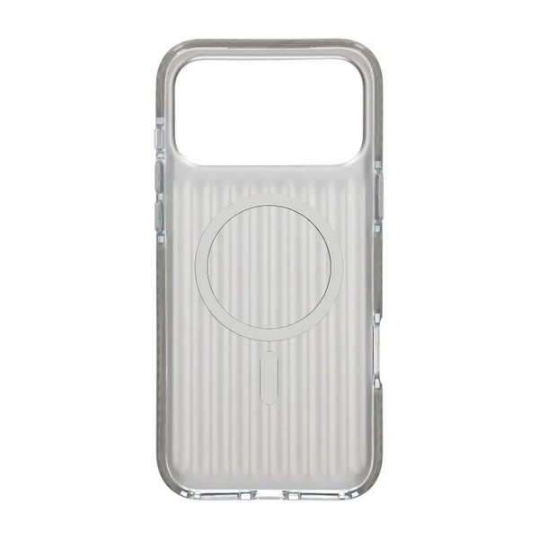 iPhone 17 Pro Max Deksel Korrugerte MagSafe Sølv